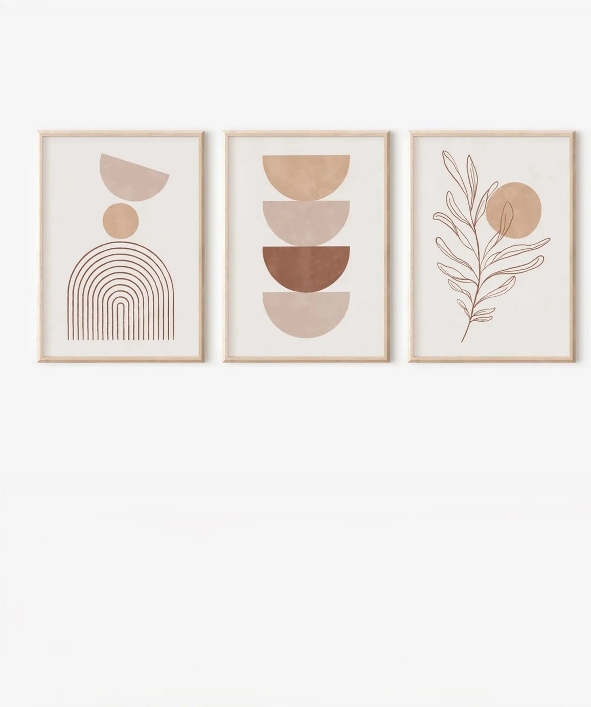 Pikturë dekorative me kornizë (3 copë), Wallity, 3Dartsohoset44