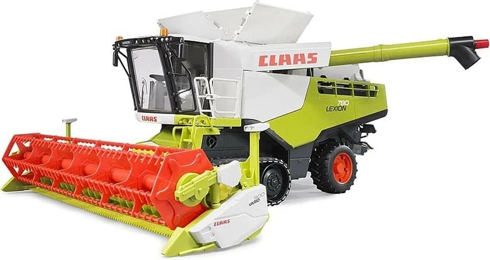 Lodër kombajn BRUDER Claas Lexion 780, 1:16, për djem, Jeshile, Kuqe, Bardhë, Zezë