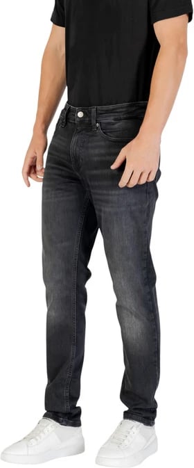 Pantallona Tommy Hilfiger Jeans meshkuj, të zeza