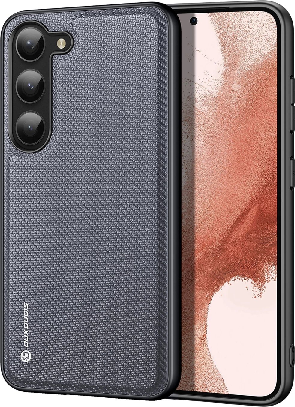 Mbështjellës Dux Ducis Fino për Samsung Galaxy S23+, gri