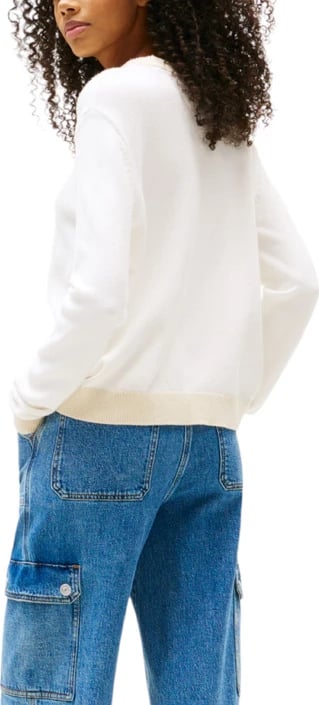 Xhemper femra Tommy Hilfiger Jeans i bardhë