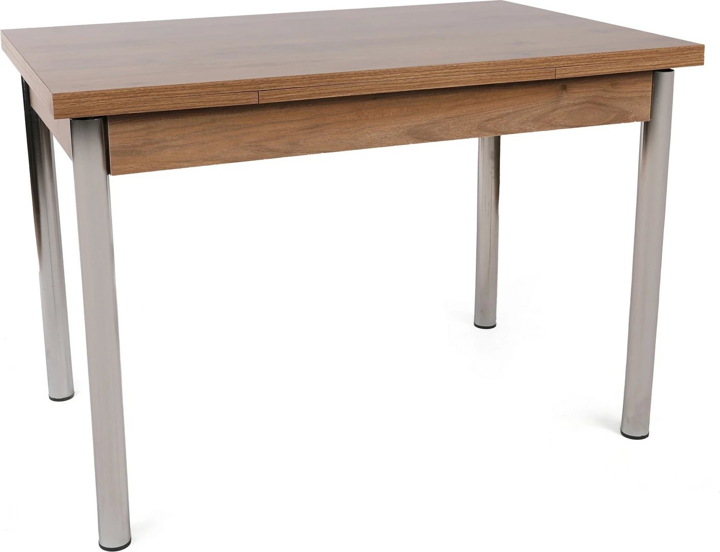 Tavolinë ngrënieje me zgjatje, ngjyrë arre dhe argjendi, Polo - 1308