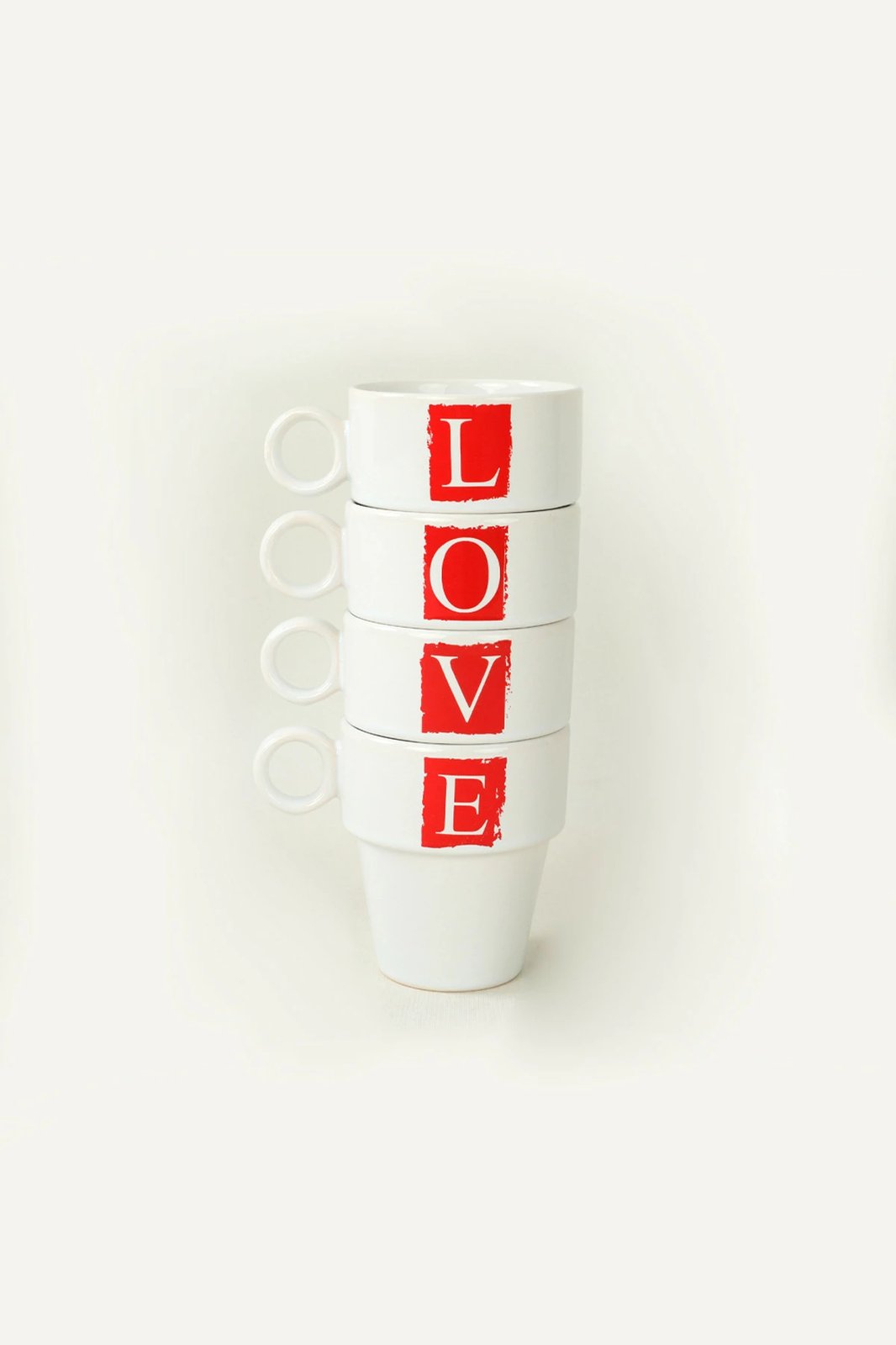 Set filxhanash (6 copë), Hermia Concept, ST102304F004A436500MASD400, bardhë-kuqe Set filxhanash (6 copë), Hermia Concept, ST102304F004A436500MASD400, bardhë-kuqe