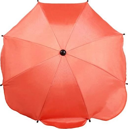 Çadër karroce, New Baby, universale me sustë, diametër 65 cm, lartësi rreth 60 cm, portokalli