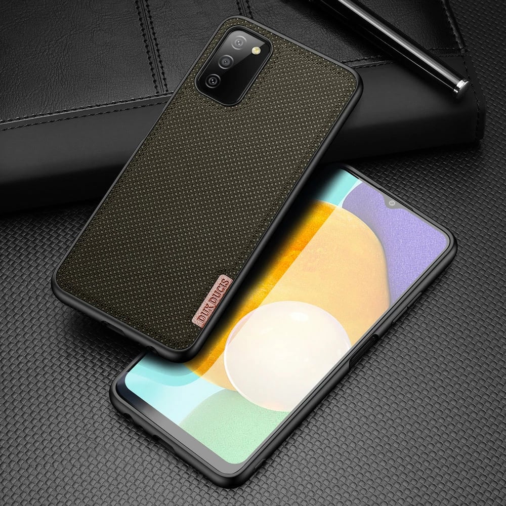 Mbështjellës Dux Ducis Fino për Samsung Galaxy A03s, najlon, e gjelbër