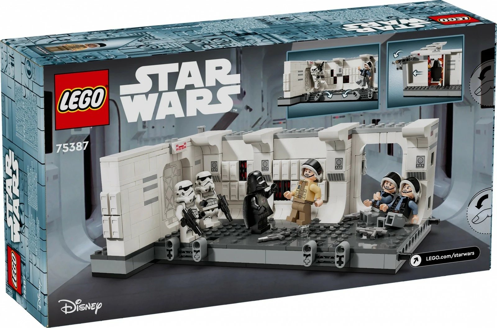 Set LEGO Star Wars Tantive IV Ship Entrance 75387, 502 pjesë, me minifigura, plastikë