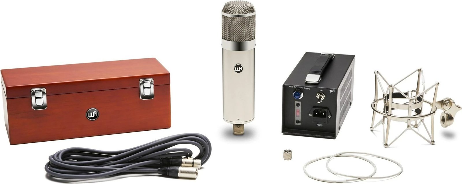 Mikrofon kondensator Warm Audio WA-47, për studio, Ngjyrë bronzi