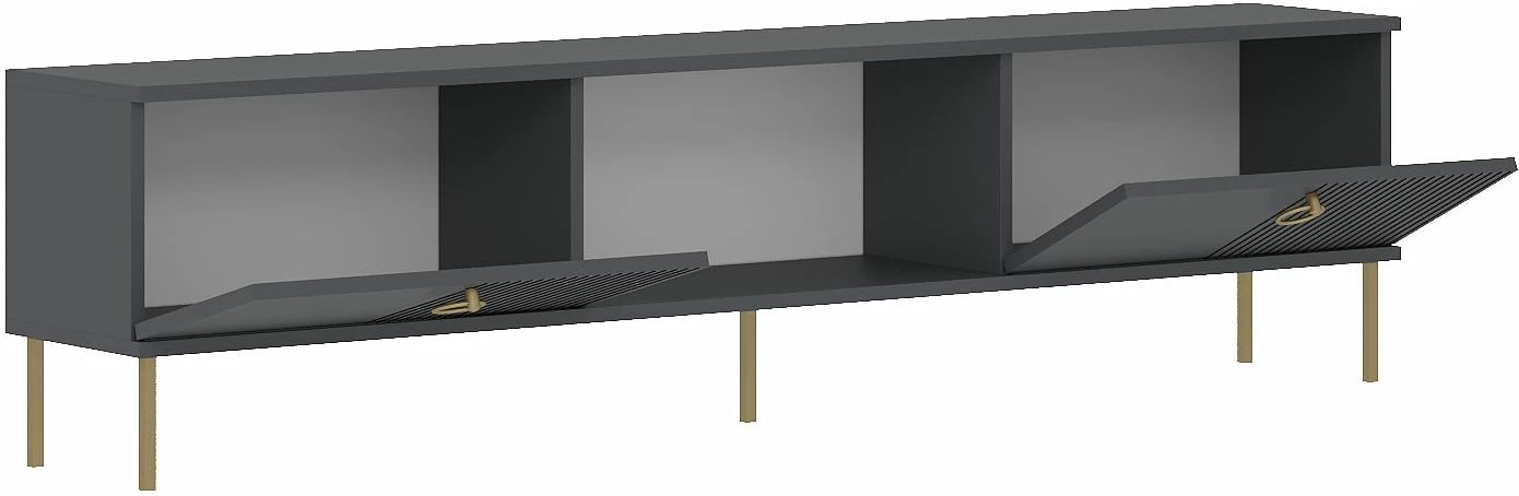 Komodë TV Skye Decor, ngjyrë antracit, 180x45x30cm