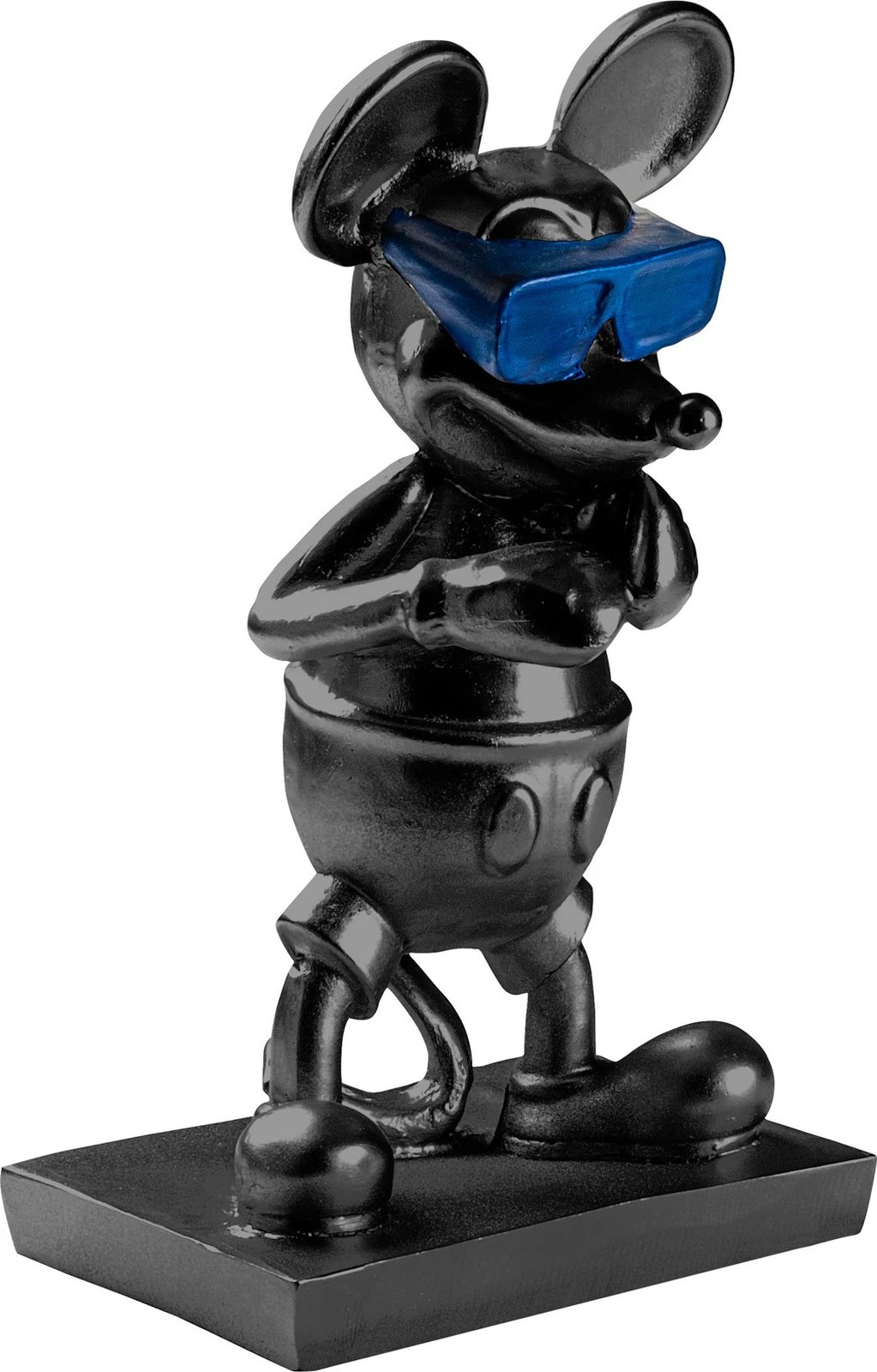 Objekt dekorativ Aberto Design, Souris-4, ngjyrë e zezë dhe blu Objekt dekorativ Aberto Design, Souris-4, ngjyrë e zezë dhe blu