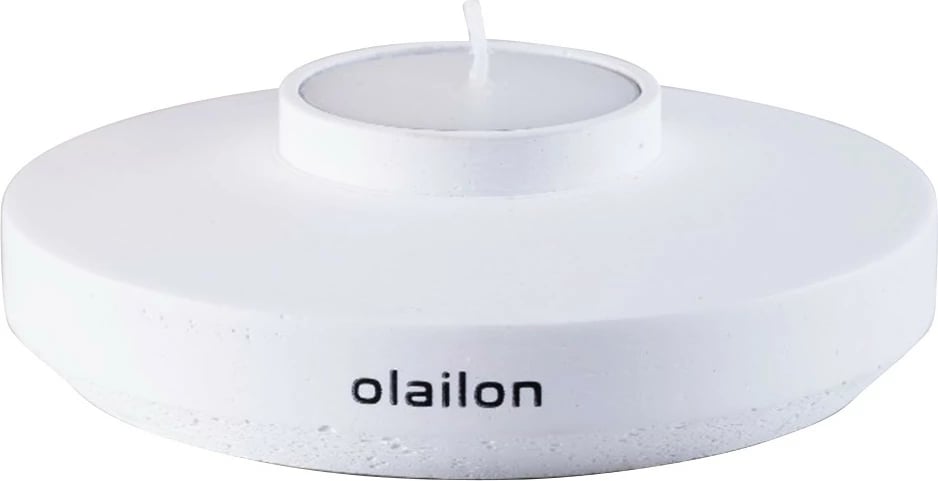 Qiri dekorativ Evila Originals, beton i bardhë, Space