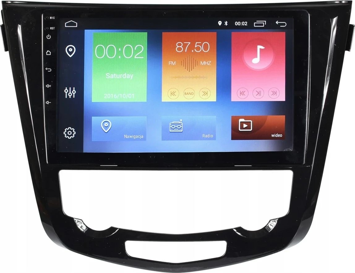 Radio GPS navigacioni për Nissan Qashqai X-Trail 2014+, Android, për kondicioner automatik