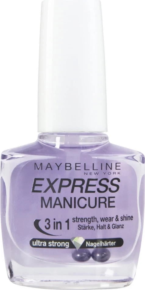 Forcues për thonj Maybelline Express Manicure 3 In 1 Strength, Wear & Shine, 10ml