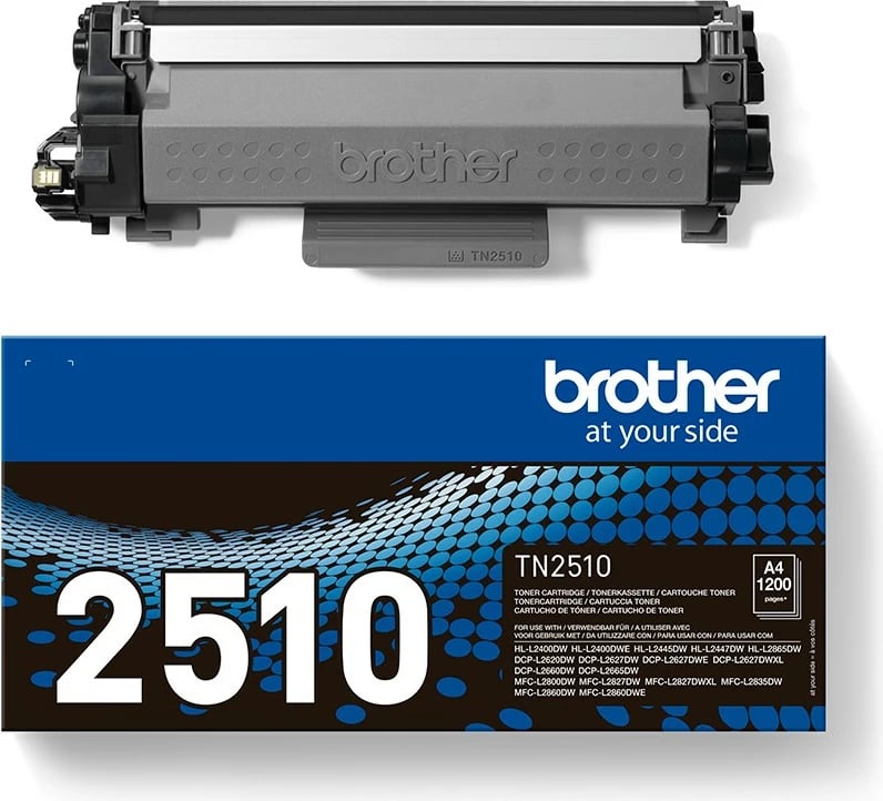 Toner Brother TN-2510, 1200 faqe, E zezë, 1 copë Toner Brother TN-2510, 1200 faqe, E zezë, 1 copë