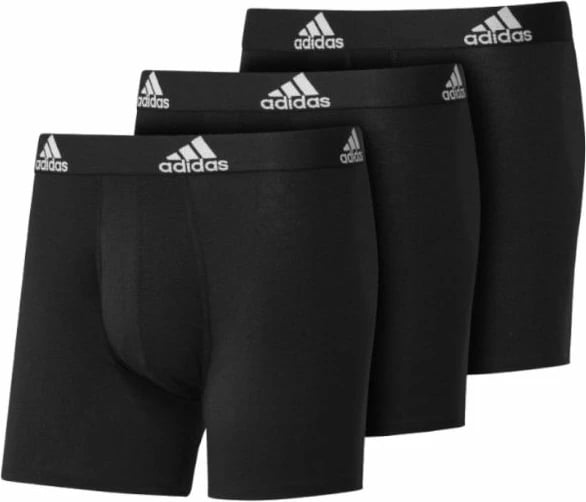 Brendshme adidas Bos Briefs 3 copë për Meshkuj, të zezë Brendshme adidas Bos Briefs 3 copë për Meshkuj, të zezë