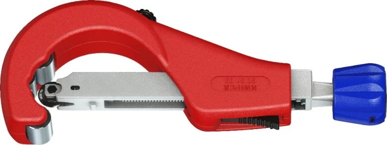 Prerëse tubash Knipex 90 31 03 BK, për bakër, bronz, çelik, 260mm, blu/kuqe