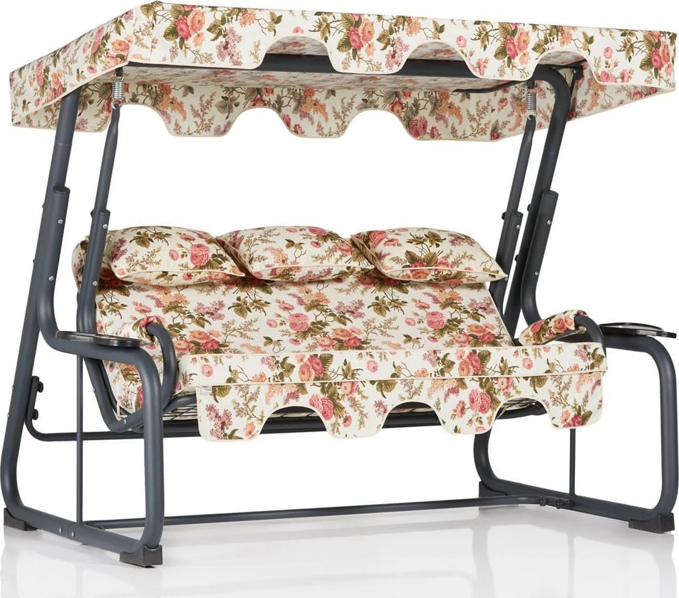 Karrige lëkundëse treshe për kopsht, Vitis 4, shumëngjyrëshe