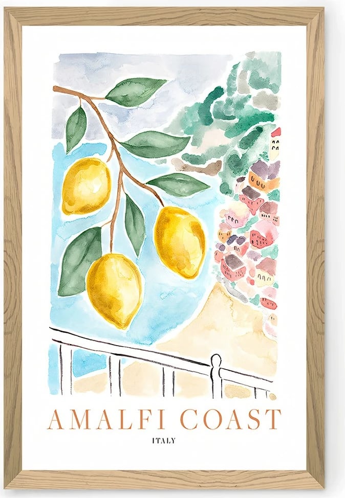 Pikturë dekorative, shumëngjyrëshe, MDF, pa kornizë, Wallity, 33x48cm