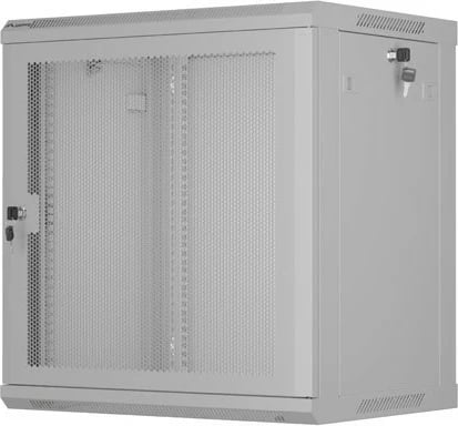 Kasë rrjeti LANBERG 19" 12U, varëse, 600x450mm, gri, derë me vrima