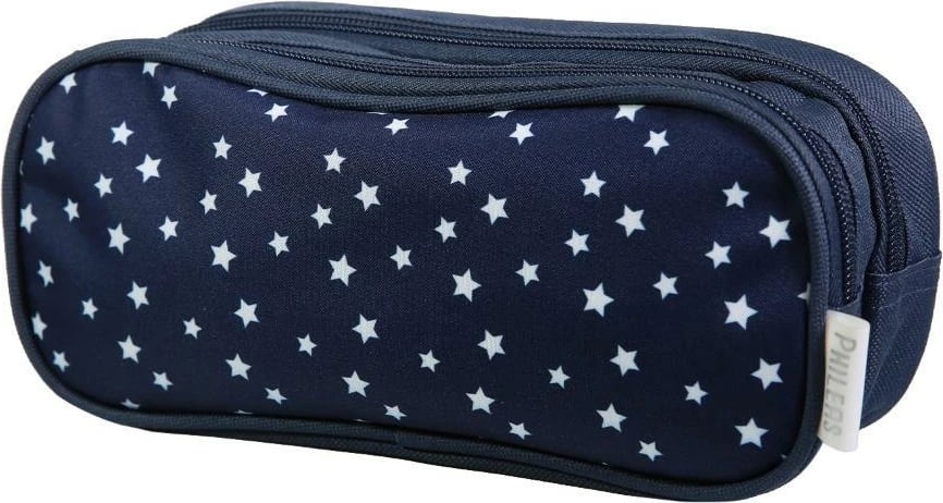 Mbështjellës lapsash GRIDE Phileas me 2 ndarje, Y10x7x23cm, me yje