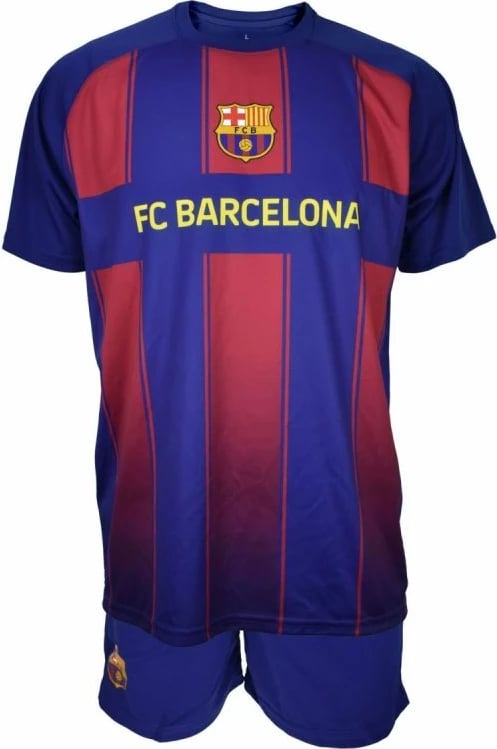 Set fanellë e shorce për fëmijë Yakimasport FC Barcelona