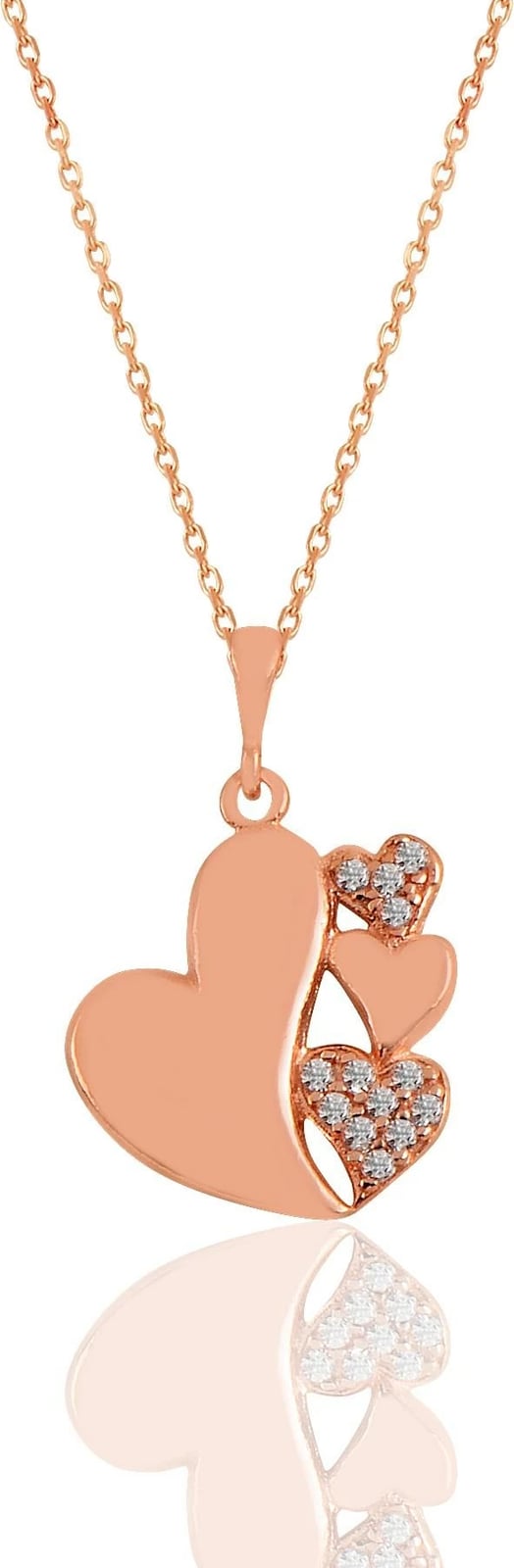 Varëse argjendi Jumeon, ngjyrë rozë ari, 11048ROS