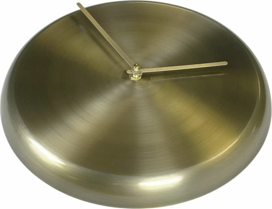 Orë muri dekorative metalike Wallity, ngjyrë ari, 30cm