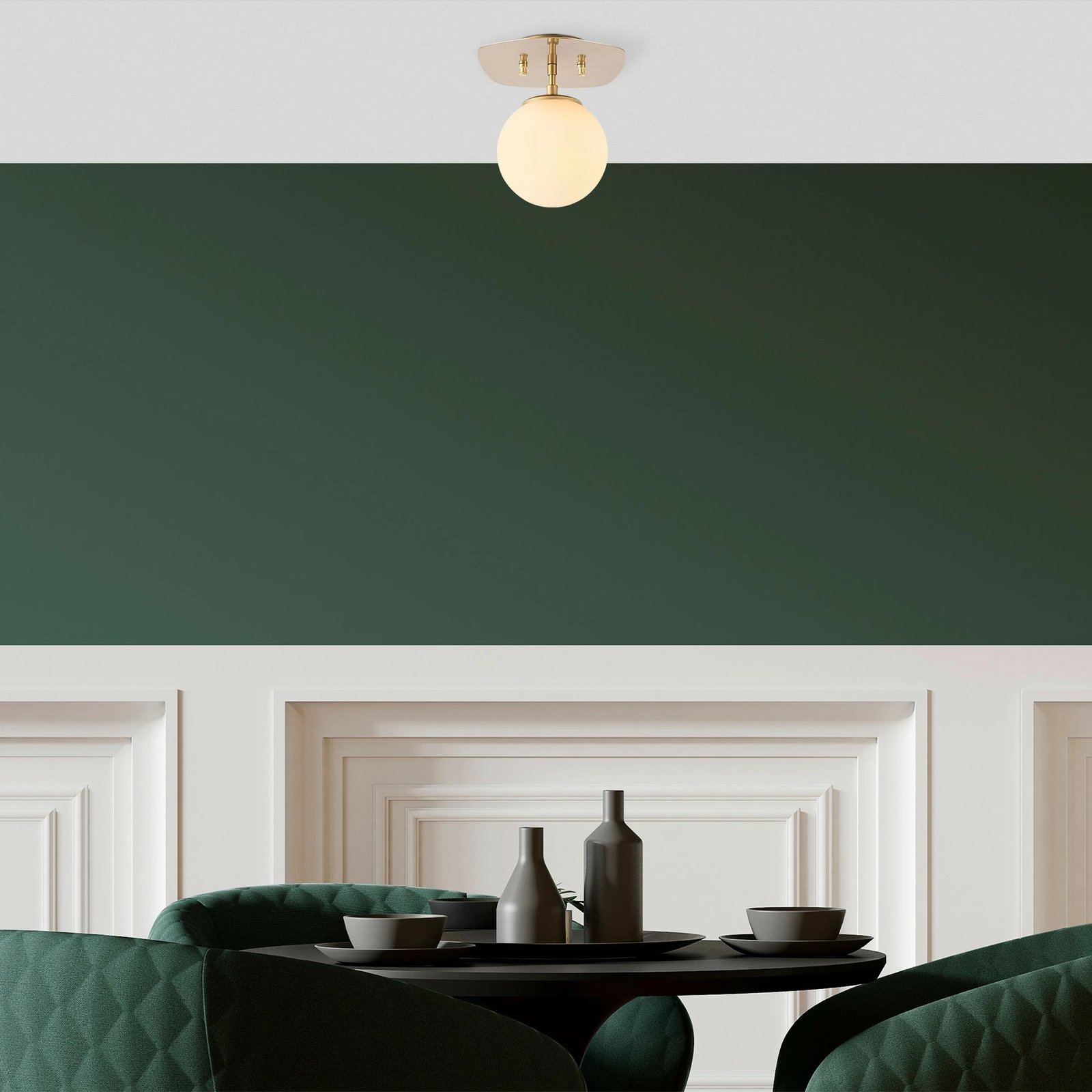 Llambë tavani Opviq Well - 11671, ngjyrë ari