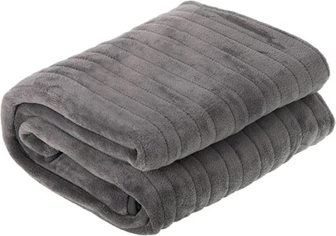 Batanije elektrike ngrohëse, Camry CR 7434, 160x180 cm, 7 nivele me timer 1-9 orë, LCD kontrollues, 110-120W, koral fleece, gri