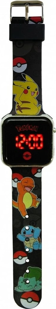 Orë dore LED Pokemon Kids Euroswan POK4322, shumëngjyrëshe