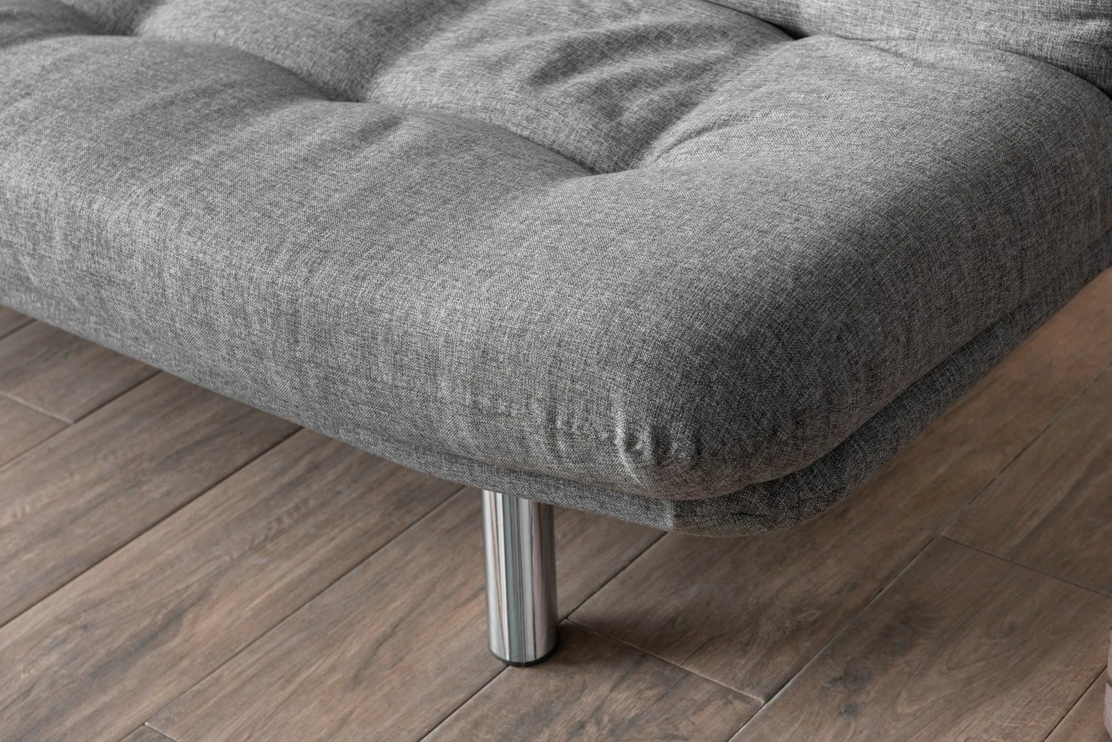 Krevat-sofa treshe, Atelier del Sofa, Misa Small, ngjyrë gri e çelët