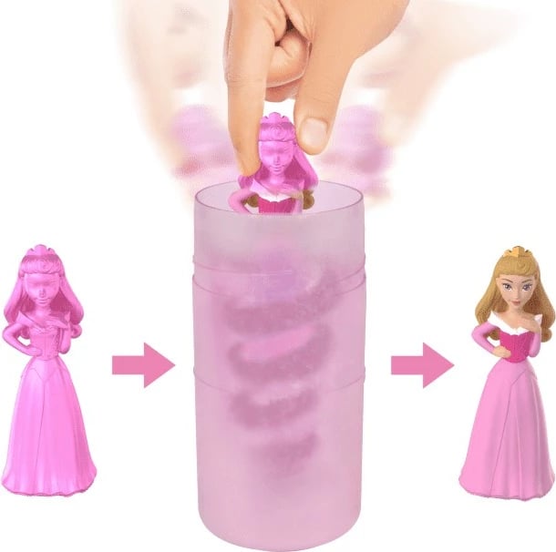 Kukull surprizë Disney Princess Royal Color Reveal Mattel HXH16, plastikë, për vajza