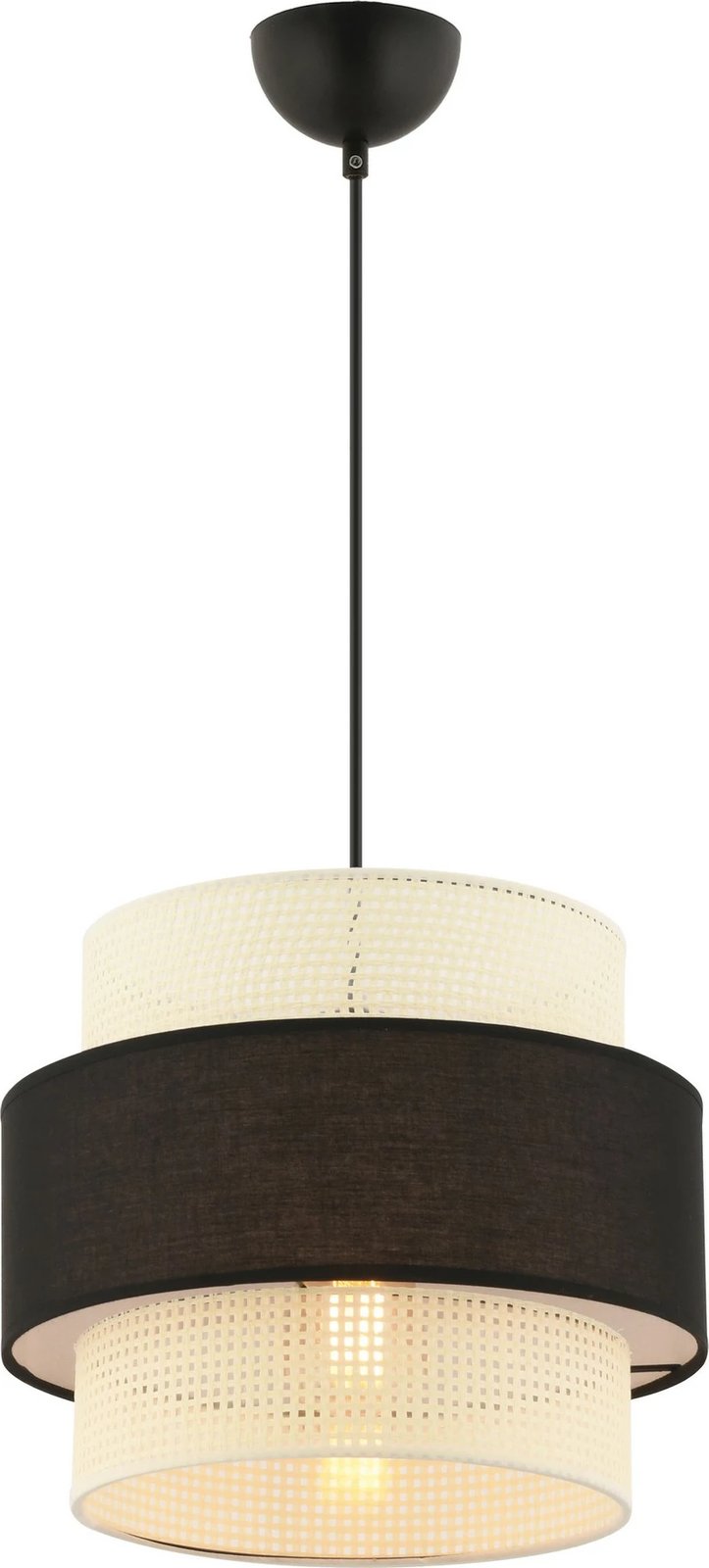 Llambë tavani Opviq, Cascade, e bardhë dhe e zezë Llambë tavani Opviq, Cascade, e bardhë dhe e zezë