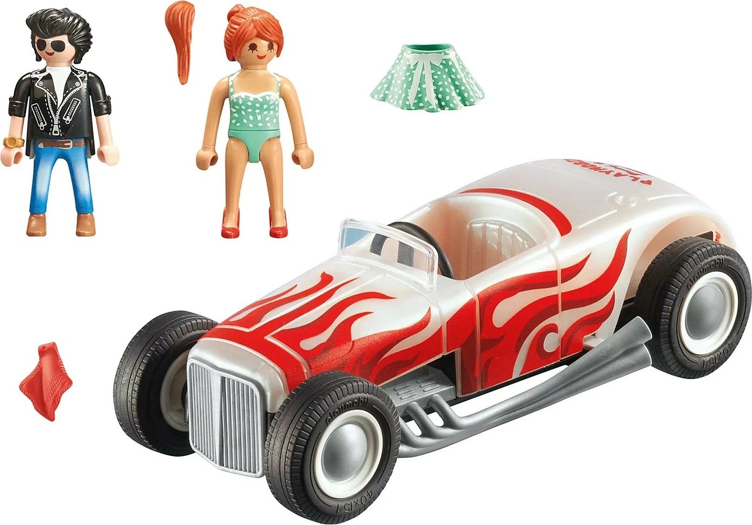 Set lodrash Playmobil City Life Starter Set Hot Rod 71078, 20 pjesë