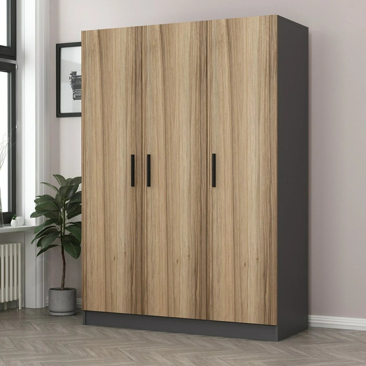 Dollap Skye Decor, ngjyrë lisi, 2267