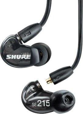 Kufje Shure AONIC 215, me kabllo 3.5mm, të zeza