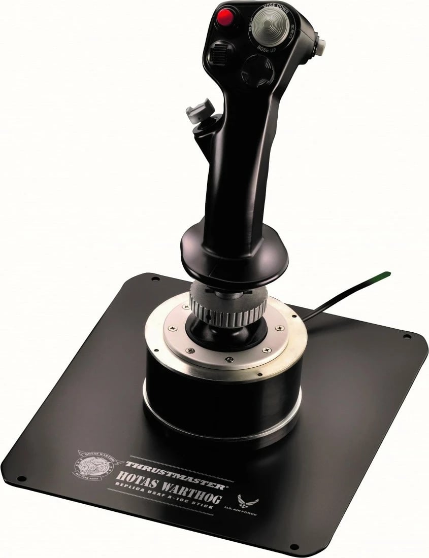 Joystick Thrustmaster Hotas Warthog, për PC, Wired, USB, 19 butona, i zi