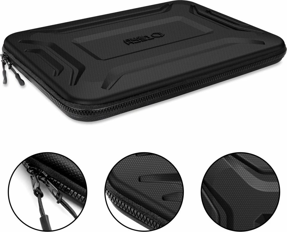 Kasë Tech-Protect Kevlar Pro për laptop 13-14", e zezë