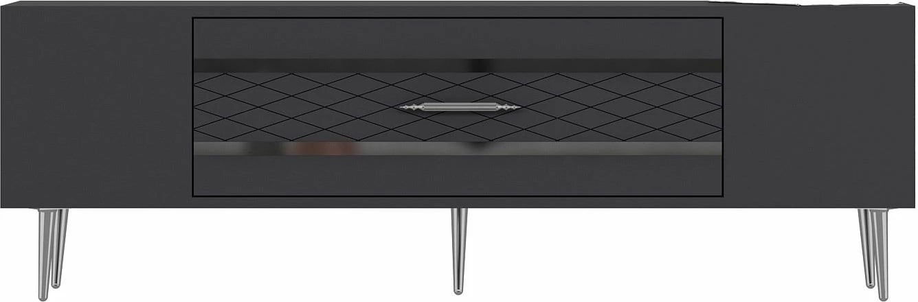 Komodë TV Skye Decor, anthracite, argjend, Dekolp2