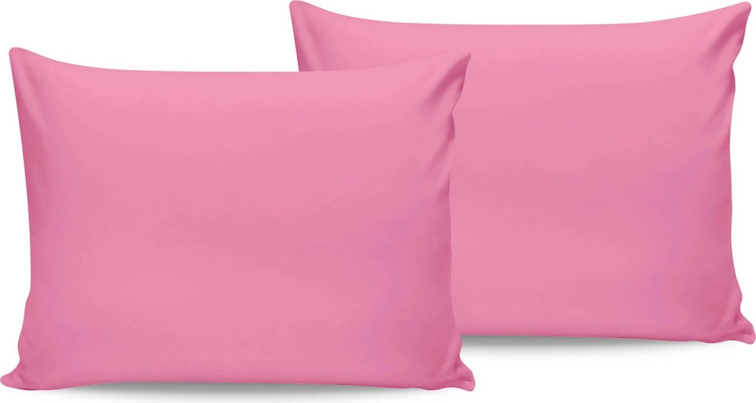 Set këllëfësh jastëku (2 copë), rozë, L'essentiel