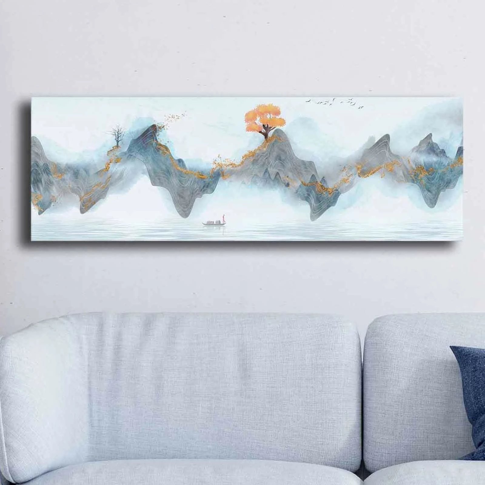 Pikturë dekorative në kanavacë, Wallity, 3090NISC-007, 30x90cm