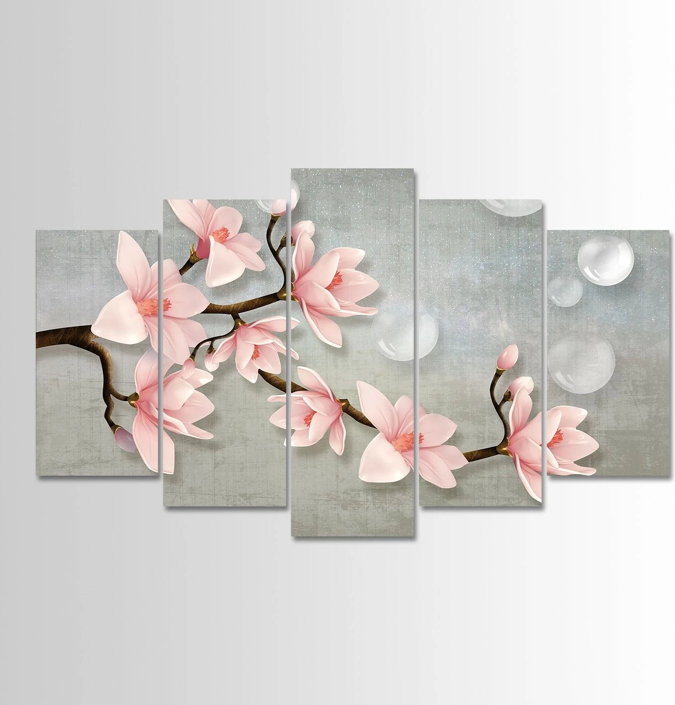 Pikturë dekorative MDF, 5 pjesë, Wallity, 5MDF4591_60100, 100x60cm