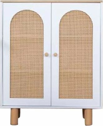 Komodë Skye Decor, Bohem, e bardhë dhe lis