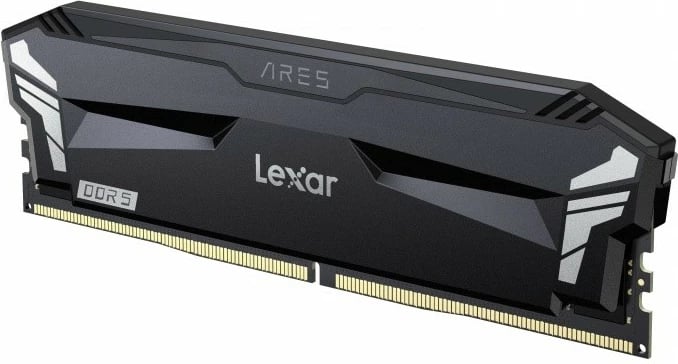 RAM Memorje Lexar ARES DDR5, 32GB (2x16GB), 6000MHz, CL32, RGB, e zezë