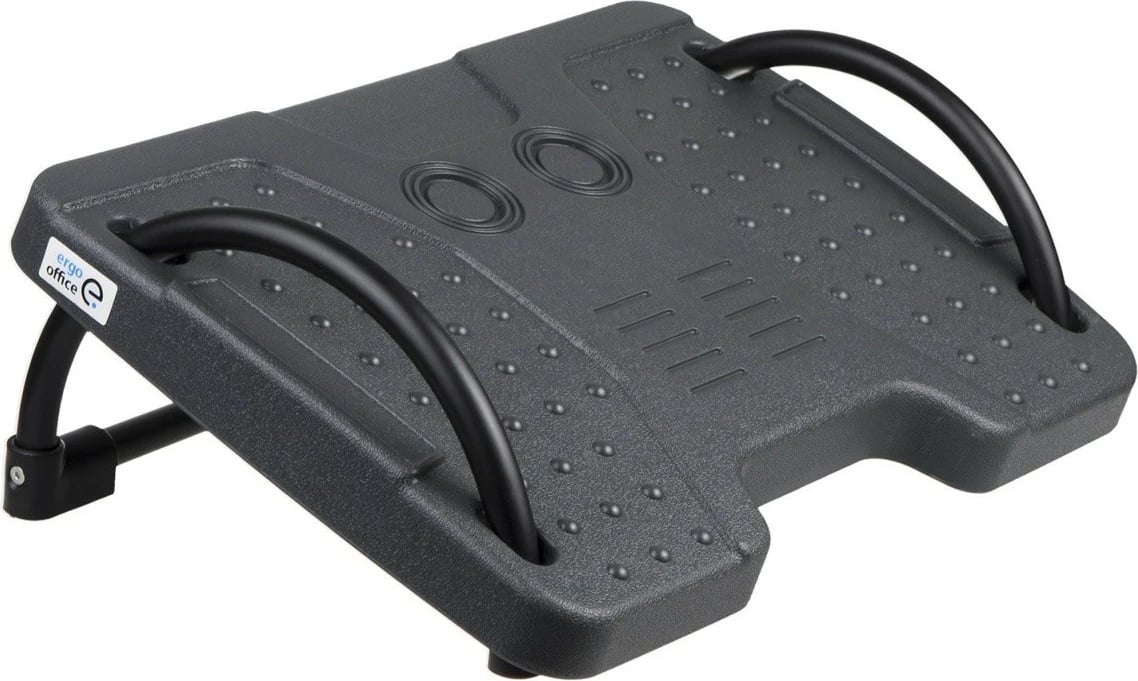 Mbështetëse këmbësh ergonomike Maclean Ergo Office ER-412, e zezë