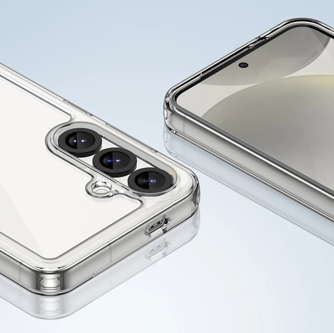 Mbështjellës Hurtel Outer Space Case për Samsung Galaxy S25 Edge, transparent