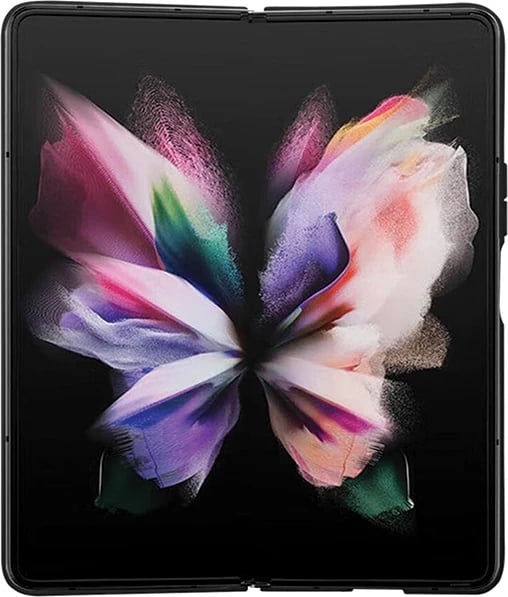 Mbështjellës Guess Glitter Script për Samsung Galaxy Z Fold 5, i zi