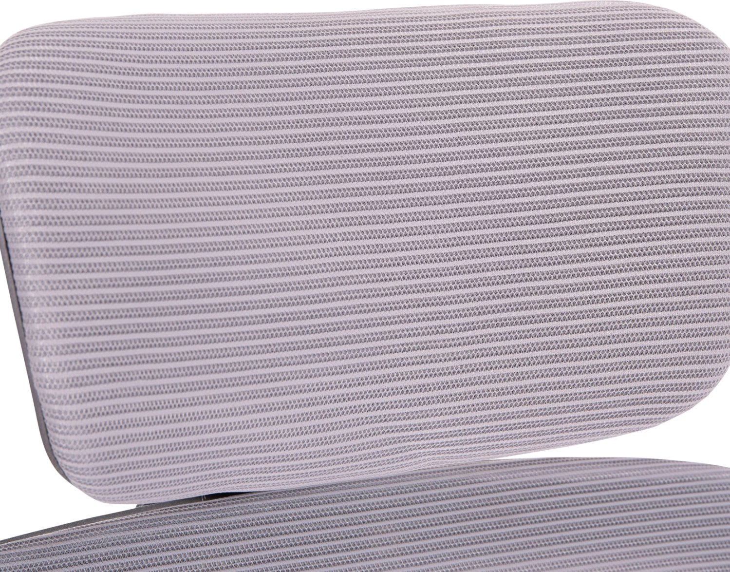 Karrige zyre Baston, material rrjete gri, kornizë PP e zezë, FH18236.02, 64x60x127cm