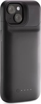 Mbështjellës Mophie Juice Pack për iPhone 15 me power bank 2400 mAh, Zagg, zi