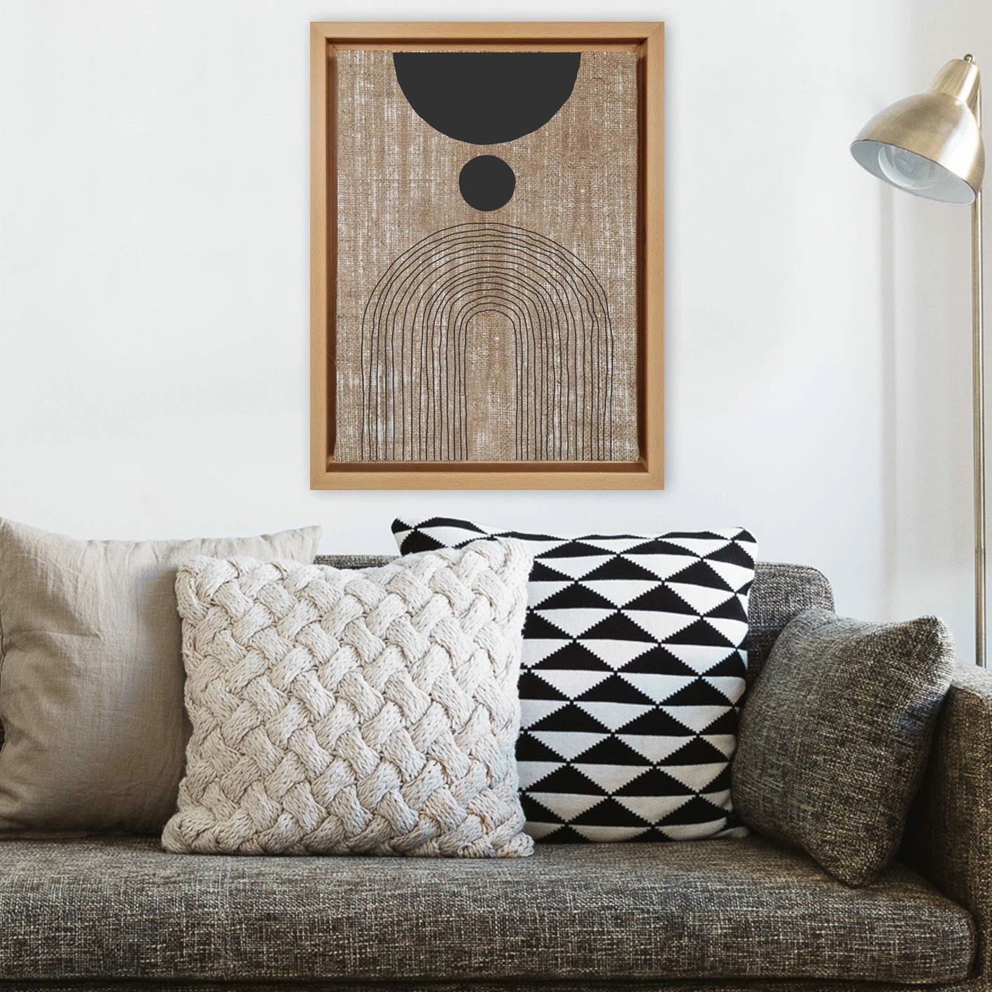 Pikturë dekorative në kanavacë, shumëngjyrëshe, Wallity, LNJ217893327734, 46x66cm