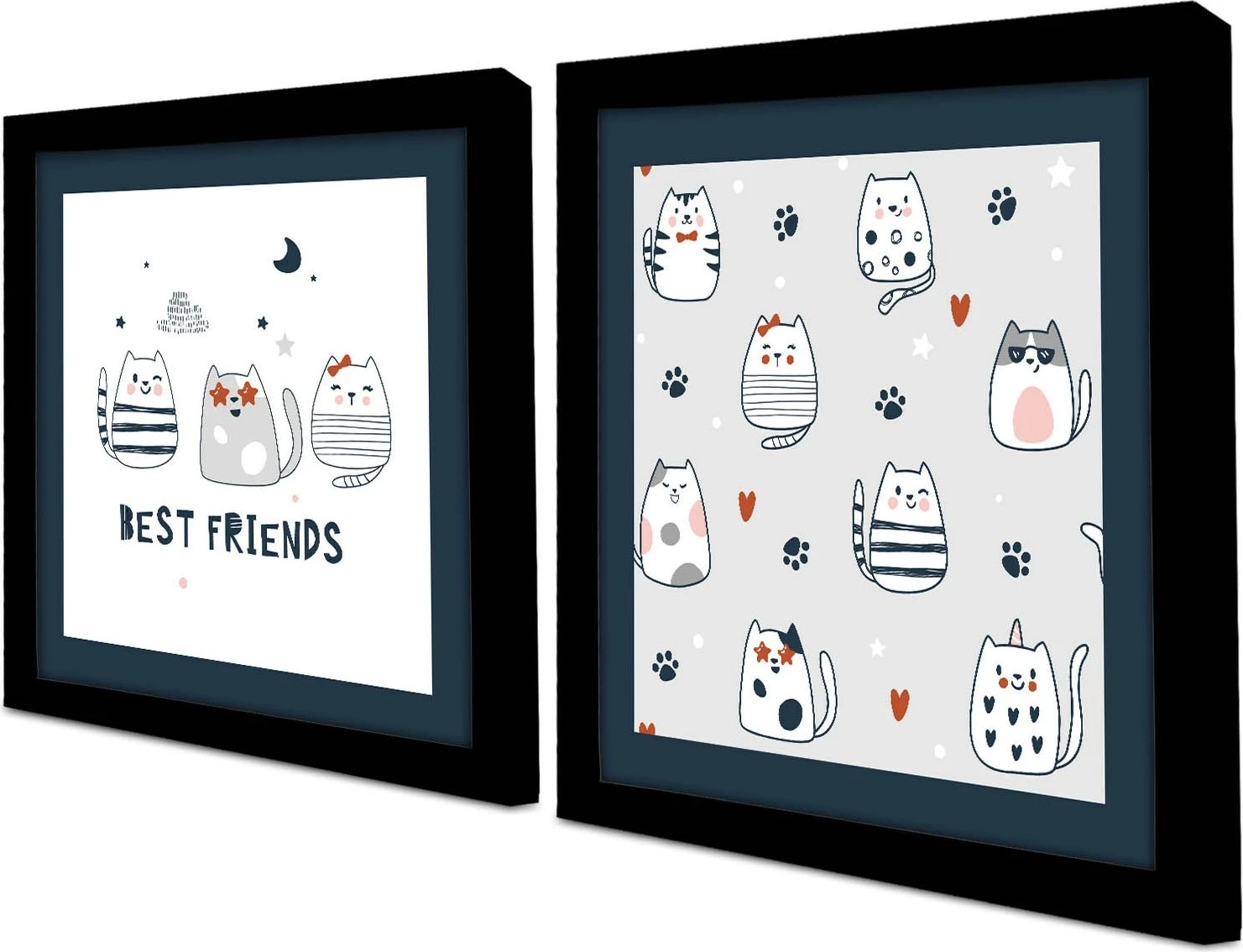 Pikturë dekorative me kornizë MDF (2 copë), Wallity, 2P3333SCT-012